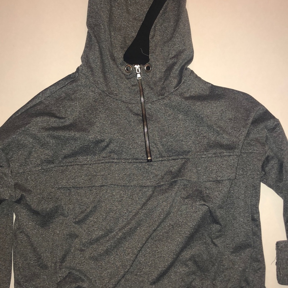 Gray hoodie